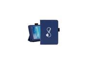 Samsung Galaxy Tab 3 7.0 7 Blue Leather Case Cover Stand Infinity Infinite Love for Volleyball