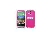HTC ONE M8 Snap On 2 Piece Rubber Hard Case Cover Mom Baseball Softball (Hot Pink) HTC ONE M8 Snap On 2 Piece Rubber Hard Case Cover Mom Baseball Softball (Hot Pink)