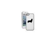 Apple iPhone 5 5s Glitter Bling Hard Case Cover Corgi White