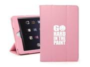 Apple iPad Air Pink Leather Magnetic Smart Case Cover Stand Go Hard In the Paint Basketball