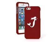 Apple iPhone 5c Snap On 2 Piece Rubber Hard Case Cover Mermaid Red