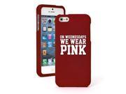 Apple iPhone 6 Plus 6s Plus Snap On 2 Piece Rubber Hard Case Cover On Wednesdays We Wear Pink Red