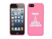 Apple iPhone 5 5s Silicone Soft Rubber Skin Case Cover Proud Oilfield Girlfriend Pink