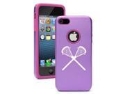 Apple iPhone 6 Plus / 6s Plus Aluminum Silicone Dual Layer Hard Case Cover Lacrosse Sticks (Purple) Apple iPhone 6 Plus / 6s Plus Aluminum Silicone Dual Layer Hard Case Cover Lacrosse Sticks (Purple)