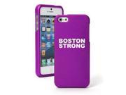 Apple iPhone 6 6s Snap On 2 Piece Rubber Hard Case Cover Boston Strong Purple