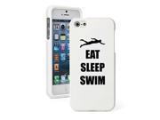 Apple iPhone 5c Snap On 2 Piece Rubber Hard Case Cover Eat Sleep Swim (White) Apple iPhone 5c Snap On 2 Piece Rubber Hard Case Cover Eat Sleep Swim (White)
