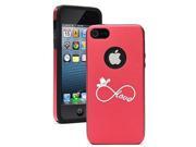 Apple iPhone 6 6s Aluminum Silicone Dual Layer Hard Case Cover Infinity Love Country Cowgirl Red