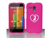 Motorola MOTO G Snap On 2 Piece Rubber Hard Case Cover Chihuahua Heart (Hot Pink) Motorola MOTO G Snap On 2 Piece Rubber Hard Case Cover Chihuahua Heart (Hot Pink)