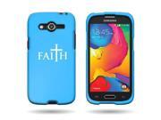 Samsung Galaxy Avant G386T Snap On 2 Piece Rubber Hard Case Cover Faith Cross (Light Blue) Samsung Galaxy Avant G386T Snap On 2 Piece Rubber Hard Case Cover Faith Cross (Light Blue)