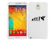 Samsung Galaxy Note 3 Snap On 2 Piece Rubber Hard Case Cover Evolution Martial Arts White