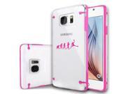 Samsung Galaxy S6 Ultra Thin Transparent Clear Hard TPU Case Cover Evolution Basketball Hot Pink