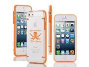 Apple iPhone 4 4s Ultra Thin Transparent Clear Hard TPU Case Cover Surrender the Booty Orange