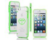 Apple iPhone 6 Plus 6s Plus Ultra Thin Transparent Clear Hard TPU Case Cover Heart Love Dragonfly Green