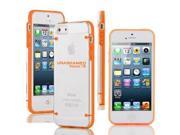 Apple iPhone 5c Ultra Thin Transparent Clear Hard TPU Case Cover Romans 1 16 Unashamed Orange