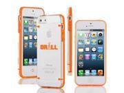 Apple iPhone 6 6s Ultra Thin Transparent Clear Hard TPU Case Cover Drill Oil Orange