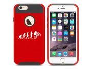 Apple iPhone 5 5s Shockproof Impact Hard Case Cover Evolution BMX Bike Red