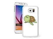 Samsung Galaxy S6 Hard Back Case Cover Cute Turtle Tortoise Color White