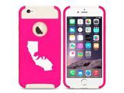 Apple iPhone 5c Shockproof Impact Hard Case Cover Cali Bear California Hot Pink White