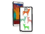 Samsung Galaxy Note 4 Hard Back Case Cover Colorful Chihuahuas with Patterns (Black) Samsung Galaxy Note 4 Hard Back Case Cover Colorful Chihuahuas with Patterns (Black)