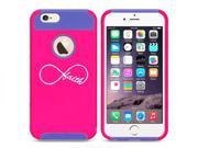Apple iPhone 5 5s Shockproof Impact Hard Case Cover Infinity Infinite faith Hot Pink Blue
