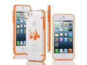 Apple iPhone 4 4s Ultra Thin Transparent Clear Hard TPU Case Cover Baby Panda Orange