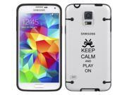 Black Samsung Galaxy Ultra Thin Transparent Clear Hard TPU Case Cover Keep Calm and Play On Hockey (Black for S5) Black Samsung Galaxy Ultra Thin Transparent Clear Hard TPU Case Cover Keep Calm and Play On Hockey (Black for S5)
