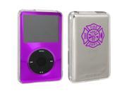 Purple Apple iPod Classic Hard Case Cover 6th 80gb 120gb 7th 160gb Fire Department Maltese Cross
