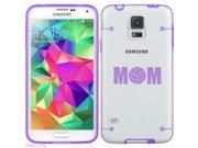 Purple Samsung Galaxy Ultra Thin Transparent Clear Hard TPU Case Cover Mom Volleyball Purple for S3
