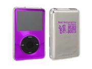 Purple Apple iPod Classic Hard Case Cover 6th 80gb 120gb 7th 160gb Princess Wears Boots Cowgirl