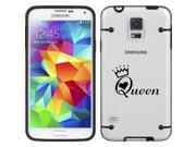 Black Samsung Galaxy Ultra Thin Transparent Clear Hard TPU Case Cover Queen Black for S4
