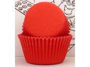 Golda s Kitchen Baking Cups Solid Red Mini