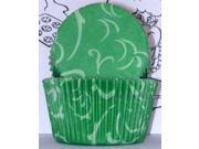 Golda s Kitchen Baking Cups Arabesque Green