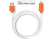 Pawtec Lightning to USB Charge and Sync Cable Apple MFI Certified for iPhone 7 7 Plus 6s 6 Plus 6s 6 SE 5S 5C iPad Pro Mini Air iPod White