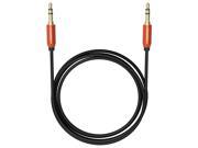 Pawtec Male to Male 3.5mm Auxiliary Audio Stereo Cable for Smartphones Tablets MP3 Players Desktops and Laptops
