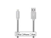 Pawtec Premium Lightning to USB Charge and Sync Cable Braided Super Long 10 Feet 3 Meter Apple MFi Certified for iPhone 7 7 Plus 6S 6 5 more iPad