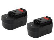 14 Volt NiCad Black Decker HPS1440 Powertool Battery Powerwarehouse Professional Grade 2 Pack High Capacity Battery