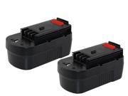 18 Volt NiCad Black Decker CD18SFRK Powertool Battery Powerwarehouse Professional Grade 2 Pack High Capacity Battery