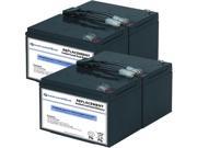 Powerwarehouse APC SU2000R3X155 UPS Battery Premium Powerwarehouse 12V Lead Acid Battery Catridge 6 2 Pack