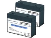 Powerwarehouse APC Cartridge 10 UPS Battery Premium Powerwarehouse 12V Lead Acid Battery Catridge 10 2 Pack