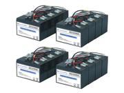 Powerwarehouse APC SU5000TXFMR UPS Battery Premium Powerwarehouse 12V Lead Acid Battery Catridge 12 2 Pack