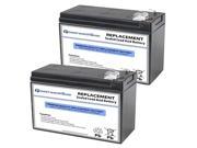 Powerwarehouse APC BE550RQ UPS Battery Premium Powerwarehouse 12V Lead Acid Battery Catridge 110 2 Pack
