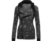 Women Zipper Hoody Winter Warm Hoodie Sweatshirt Outerwear Jacket