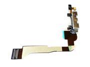 iPhone 4 CDMA charge dock connector charging port flex cable mic white