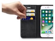 Apple iPhone Stylish and Protective Leather Wallet Case for 7 Plus 7 6s Plus 6s 6 Plus 6 Ultra Protective Phone Cover
