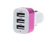 LAX High Speed 3 Port 5.1A USB Car Charger for iPhone iPad iPod Android and Smartphones