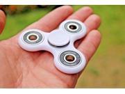 2 Pack Premium Fidget Spinner Anti Stress toy For Adults and Kids - White