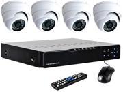 DVRDeal 8 Channel Security System Kit 700 TVL Night Vision Infrared Security Cameras high resolution outdoor indoor weatherproof Cameras 750GB HDD Installed