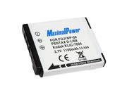 Maximal Power DB FUJ NP50 Rechargeable Replacement Li Ion Battery for Fuji NP50 Pentax DLI 68 Kodak KLIC7004 and Zi8 DB FUJ NP50