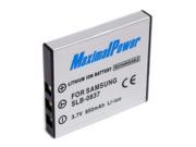 Maximal Power DB SAM SLB 0837 Replacement Battery for Samsung Digital Camera Camcorder Black