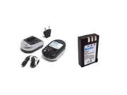 Maximal Power FC600 FUJ NP 140 and DB FUJ NP140 Camera Battery and Charger Combo for FUJI NP 140 NP140 FinePix S100FS S200EXR Black Silver